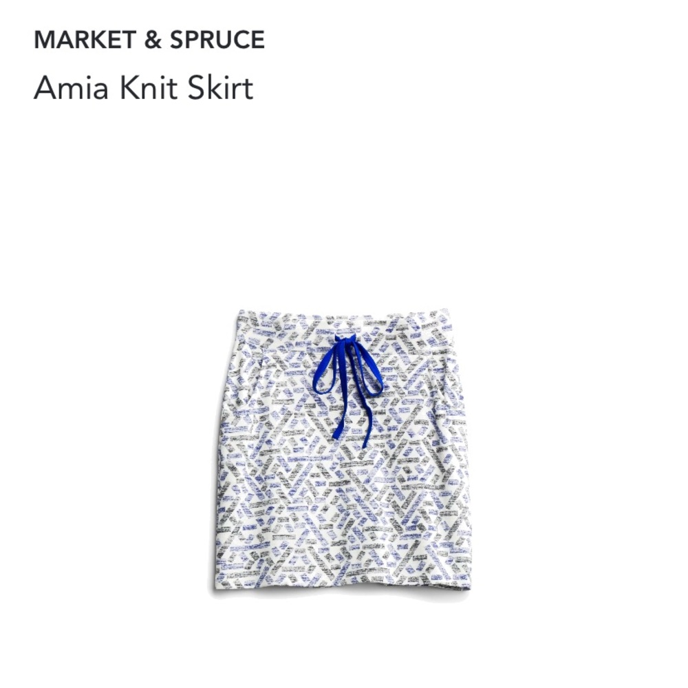 Market & Spruce Knit Skirt